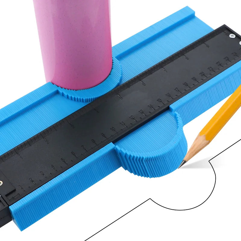 Profile Duplication Gauge Shape Gauge Duplicator Plastic Contour Copy Duplicator Magic Measuring Tool for Woodworking Tool