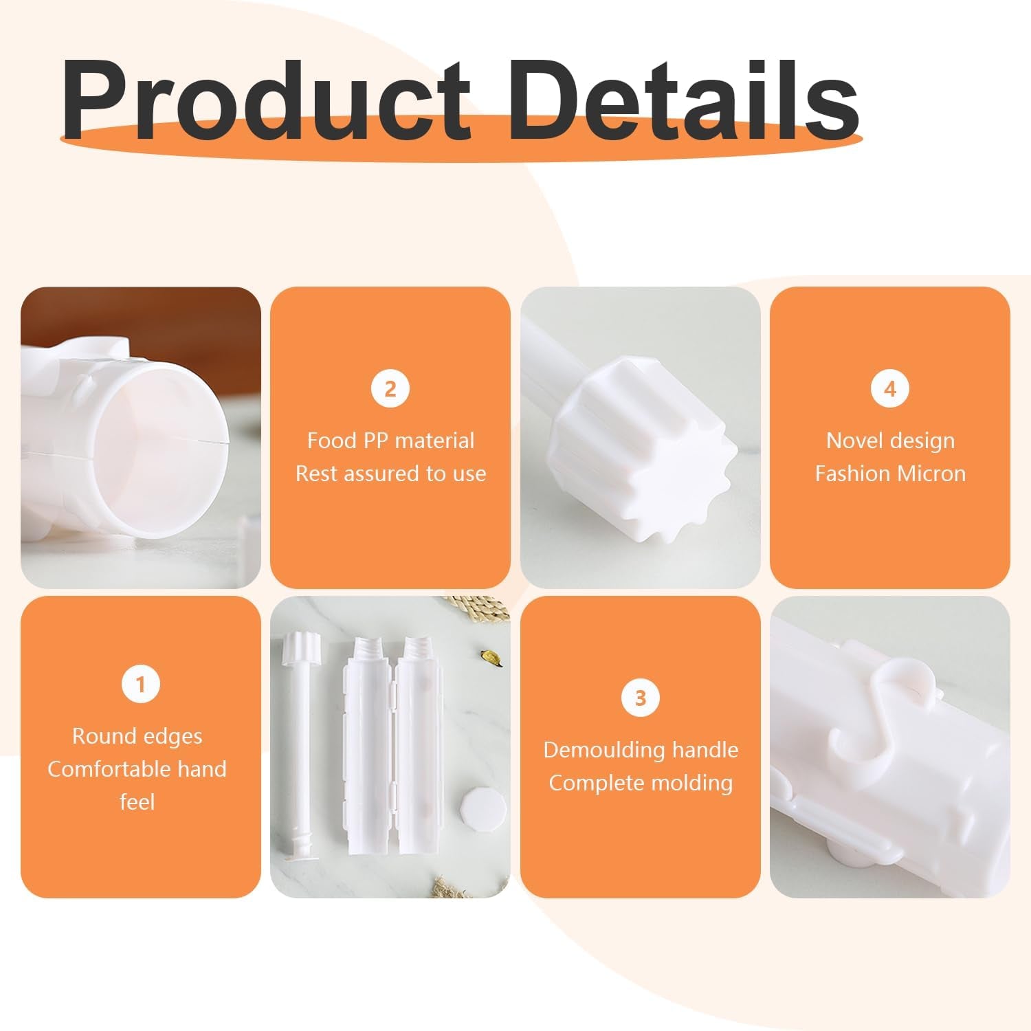 Sushi Making Kit, Food Grade Sushi Bazooka, Sushi Maker, Bamboo Sushi Rolling，For Beginners & Hobbyists - Craft Rolls with Rice, Vegetables, Meat