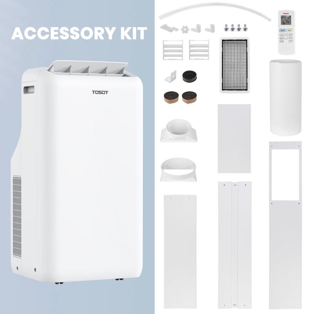 Aomi – Aire Acondicionado Portátil 14,000 BTU con Bomba de Calor | 14,000 BTU Heat Pump Portable AC