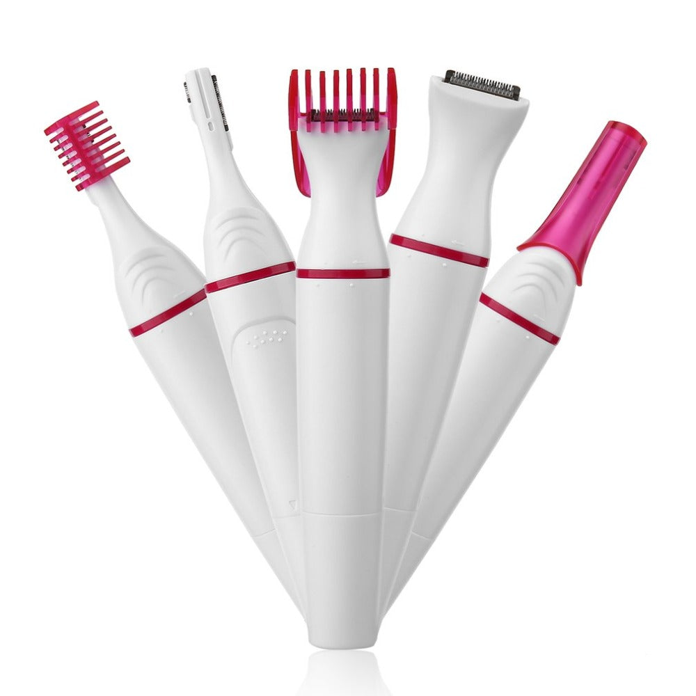 Afeitadora Eléctrica 5 en 1 para Mujer | 5-in-1 Women Electric Shaver