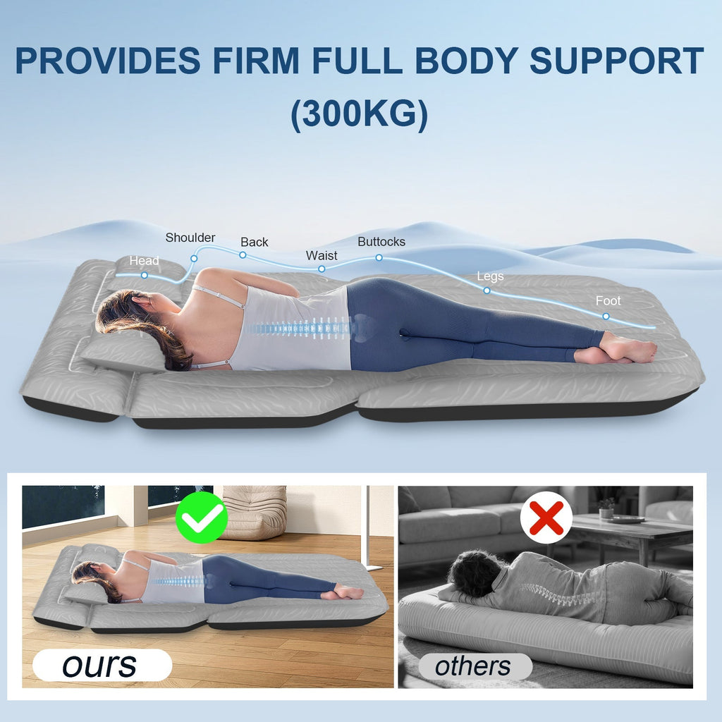 DikaSun – Colchón de Aire Universal para SUV con Bomba Eléctrica | SUV Air Mattress with Electric Pump