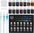 19 Pieces Glass Dip Pen Ink Set
