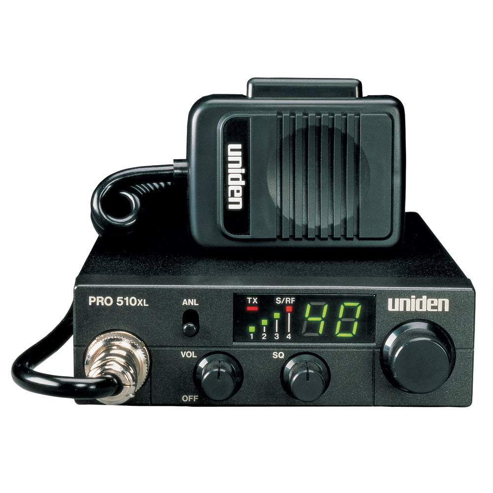 Radio CB Uniden PRO510XL — 7W de Potencia de Audio