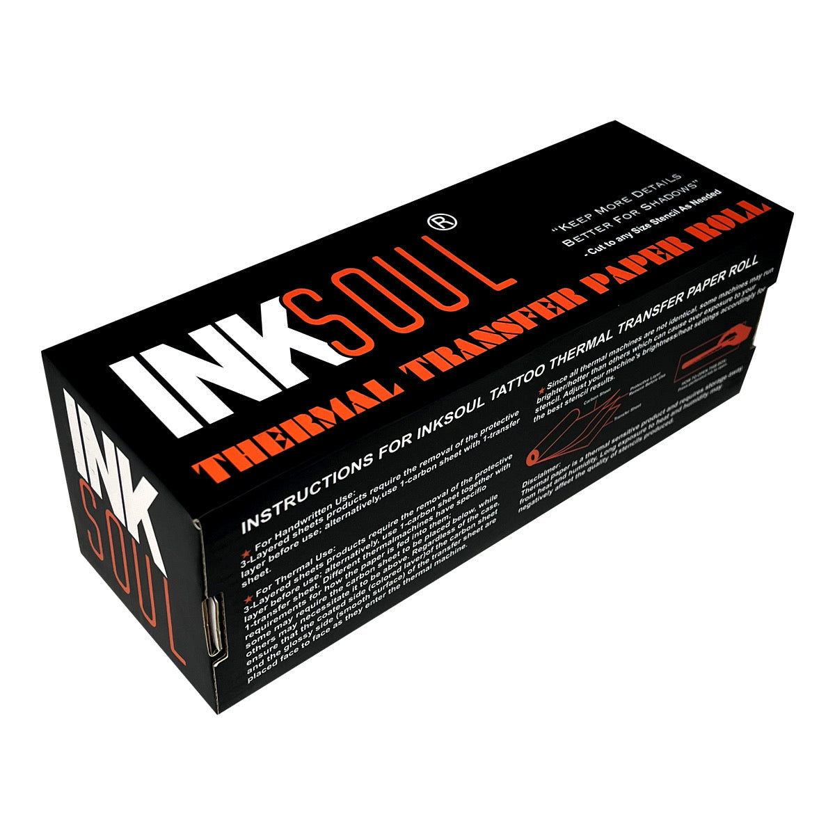 INKSOUL® T08FS – Impresora Inalámbrica de Plantillas para Tatuajes