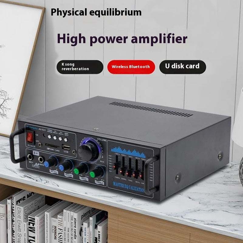 Sistema de Karaoke Bluetooth Alta Potencia — Amplificador de Audio Profesional