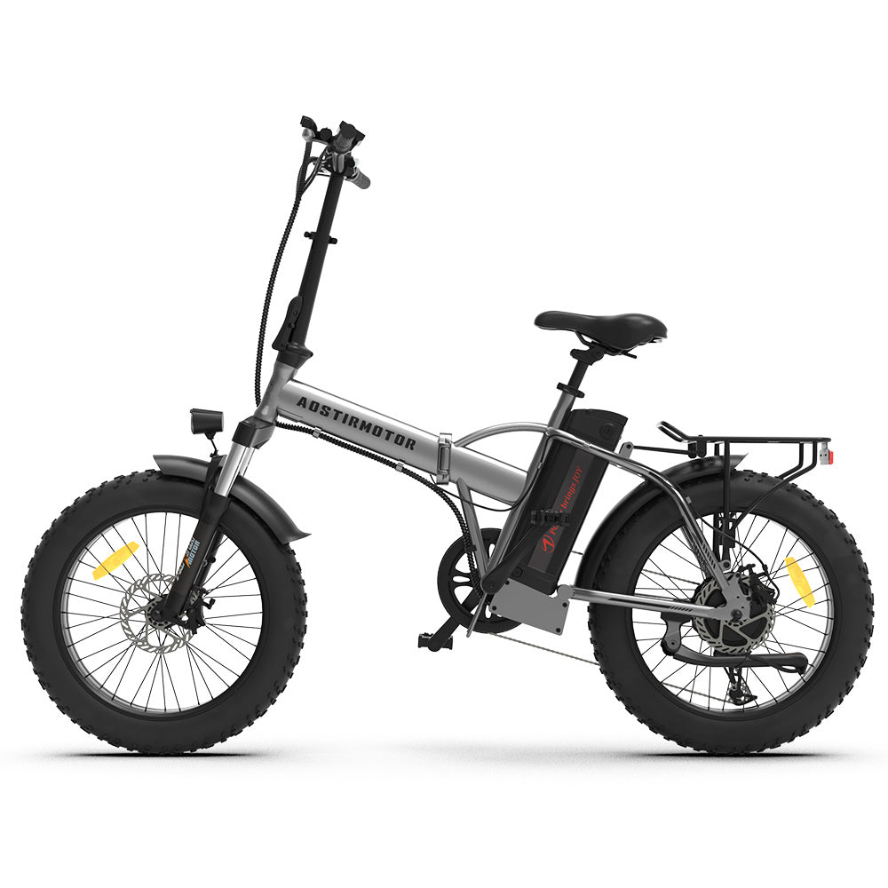 Bicicleta Eléctrica Plegable Fat Tire 48V 750W — Batería 12.5AH, Frenos de Disco