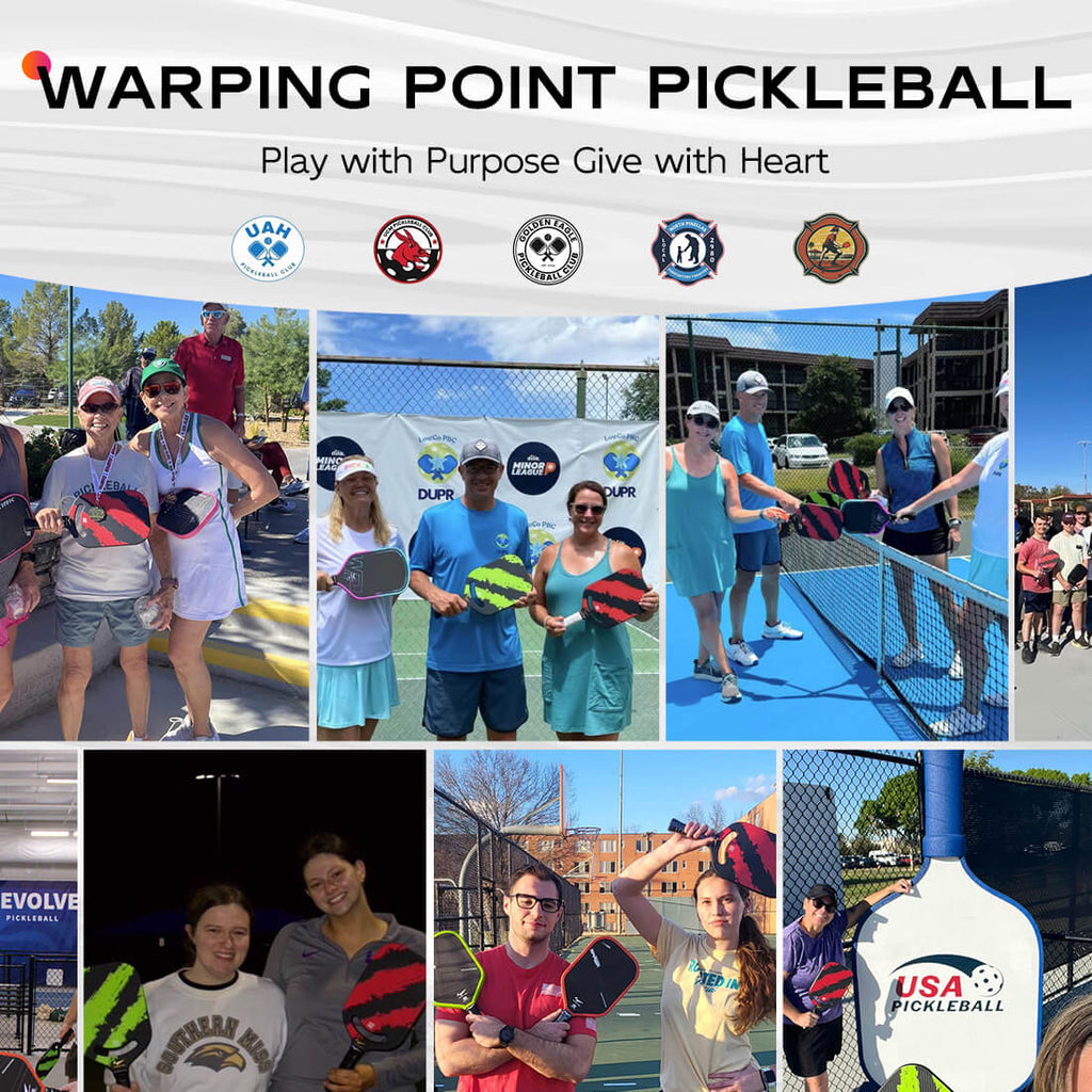 Pala de Pickleball Neón Gen 3 — Fibra de Carbono T700, Certificada UPA-A | Warping Point