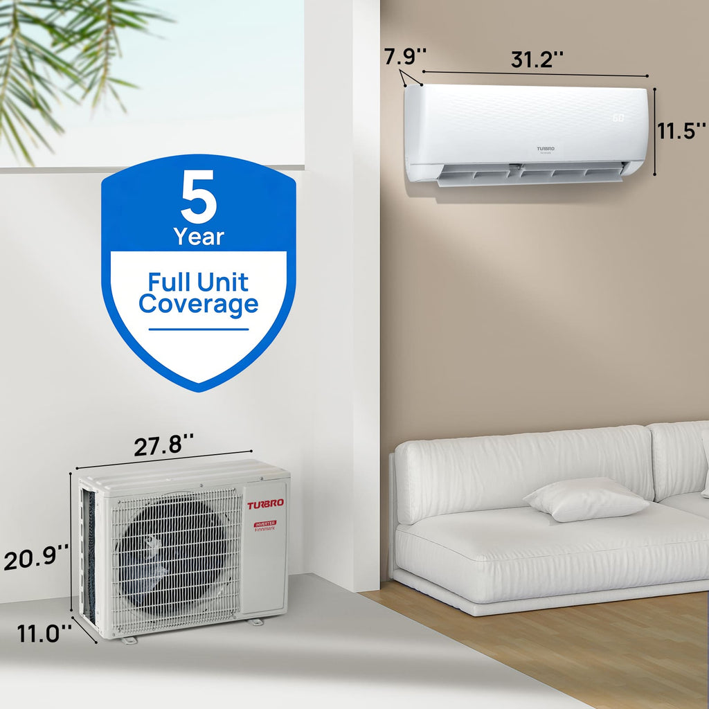 Finnmark – Mini Split AC 12,000 BTU Zona Única R32 | 12,000 BTU Single Zone Mini Split AC