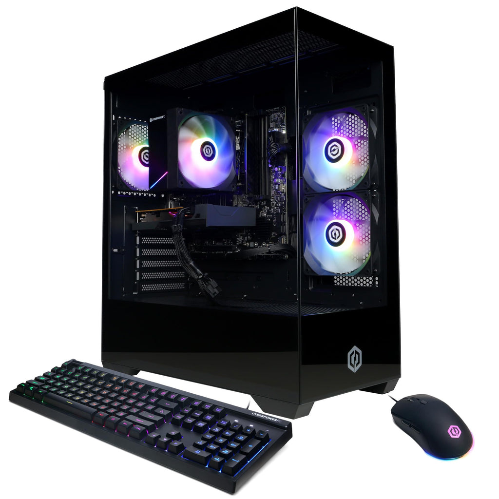 PC Gaming CyberPowerPC Gamer Master — Ryzen 5 5500, RX 6400, 16GB RAM, 500GB SSD