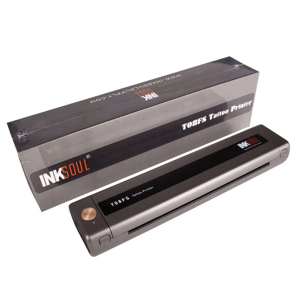 INKSOUL® T08FS – Impresora Inalámbrica de Plantillas para Tatuajes