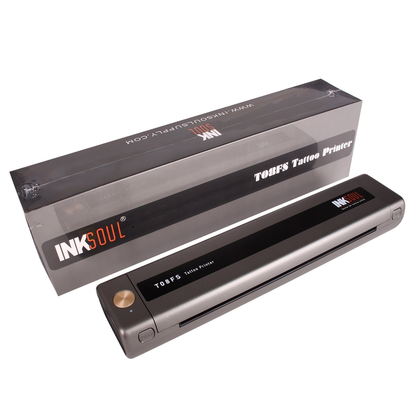 INKSOUL® T08FS – Impresora Inalámbrica de Plantillas para Tatuajes