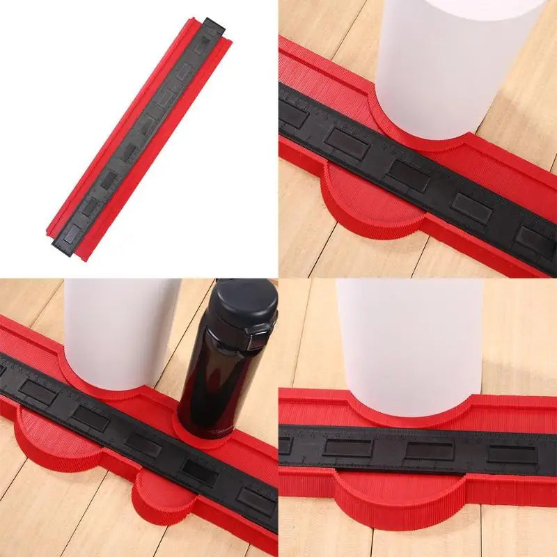 Profile Duplication Gauge Shape Gauge Duplicator Plastic Contour Copy Duplicator Magic Measuring Tool for Woodworking Tool
