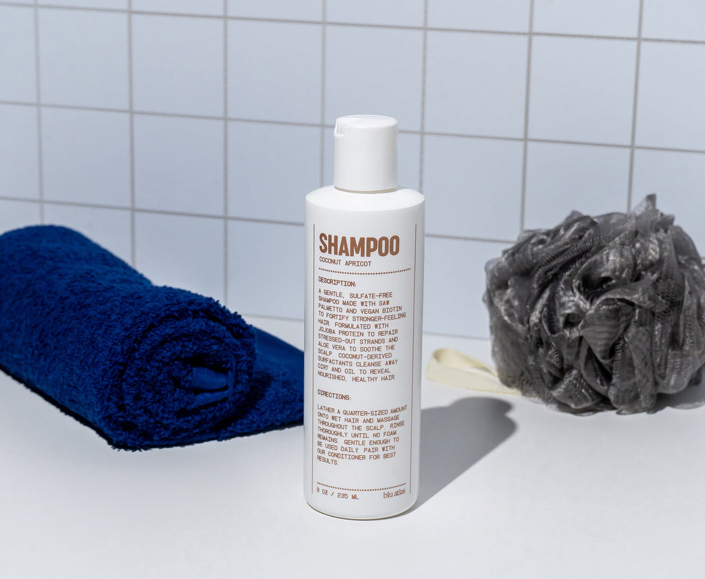 Shampoo Natural Blu Atlas — Biotina Vegana | Natural Shampoo