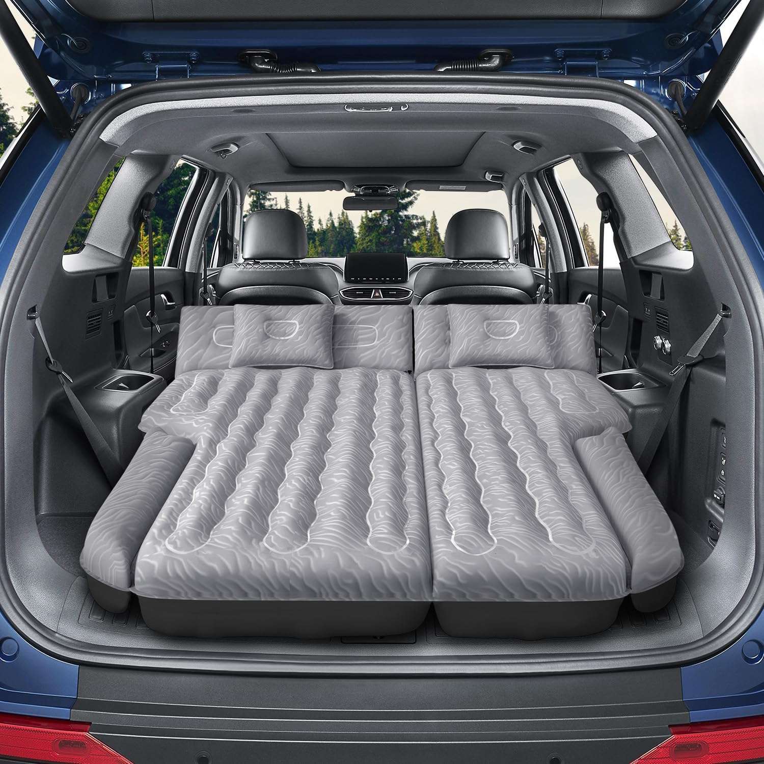 DikaSun – Colchón de Aire Universal para SUV con Bomba Eléctrica | SUV Air Mattress with Electric Pump
