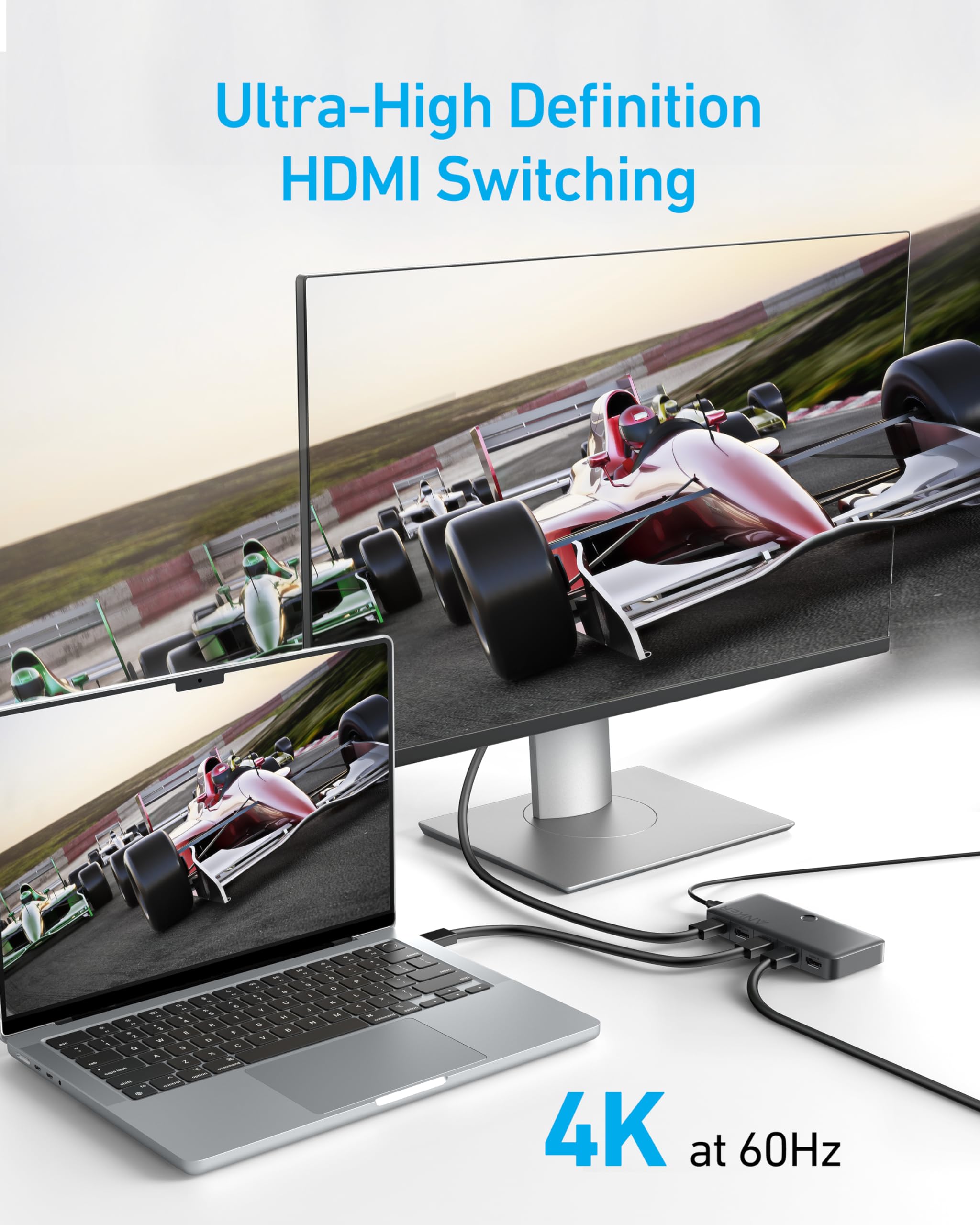 Anker HDMI Switch | Selector 4 Entradas 1 Salida 4K