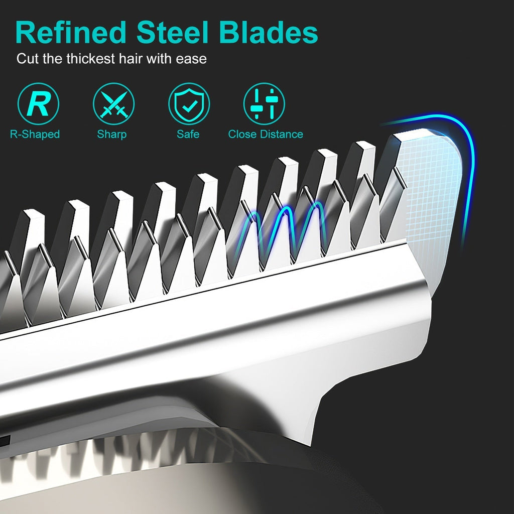 Trimmer Eléctrico 5 en 1 para Hombre — Impermeable IPX5, Inalámbrico