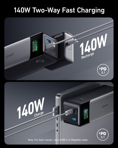 Anker 737 Power Bank 24,000mAh — Carga Rápida 140W | Anker 737 PowerCore 24K