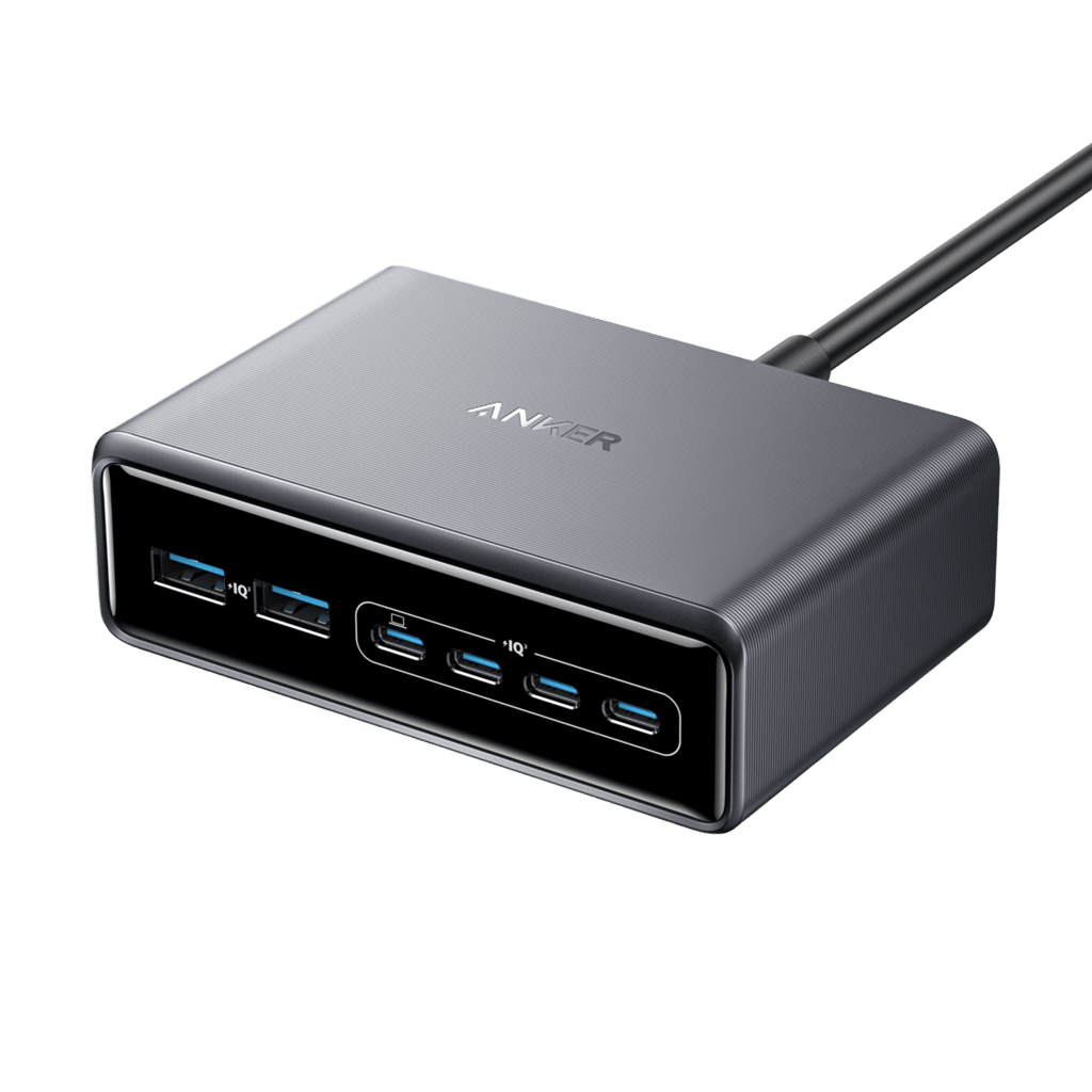 Anker Prime – Cargador 200W GaN 6 Puertos | 200W GaN Charger 6 Ports