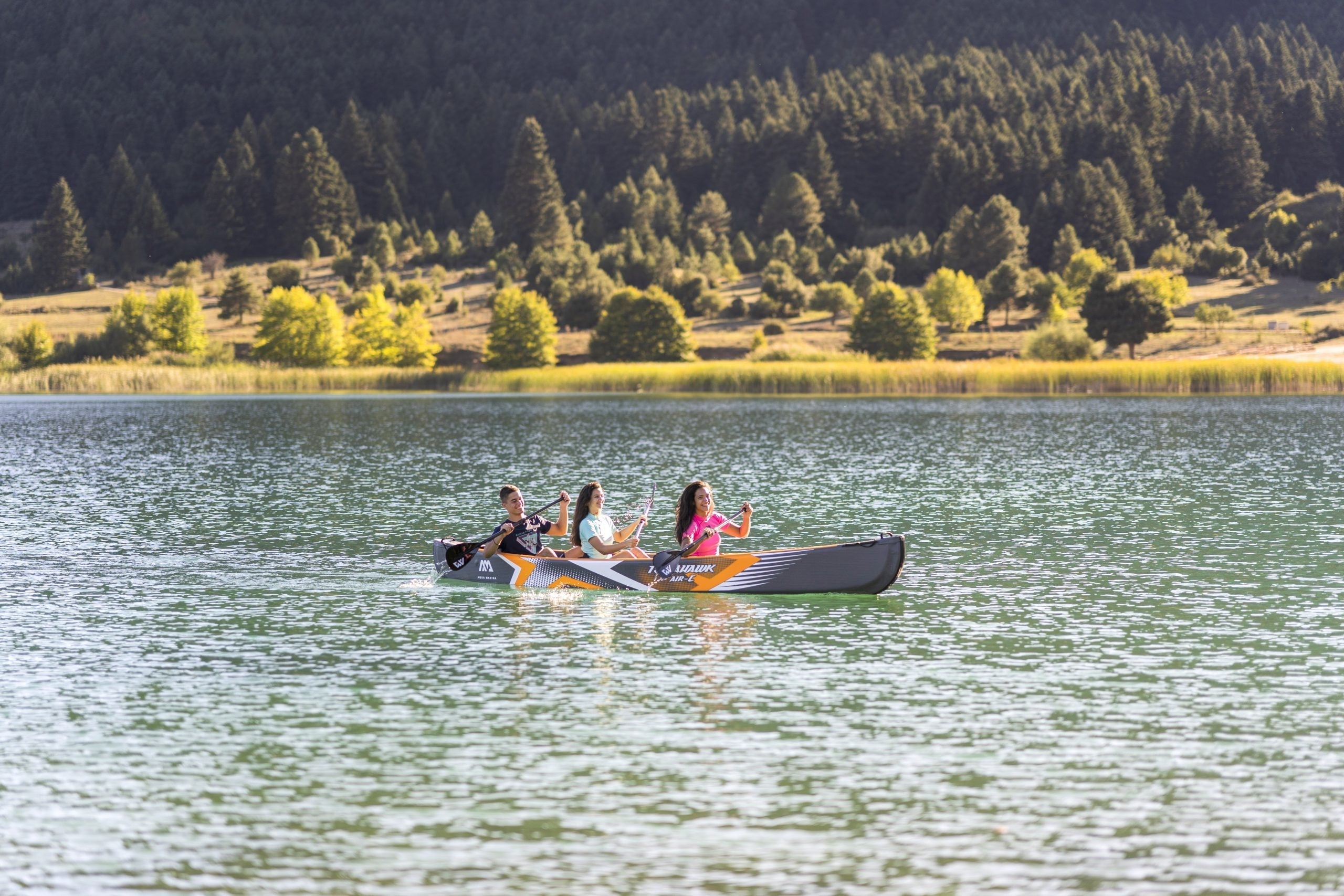 Aqua Marina TOMAHAWK AIR-C – Kayak Inflable de Alta Velocidad 15'8" | High-Speed Inflatable Kayak