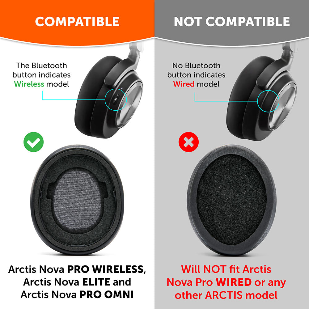 Almohadillas de Repuesto con Gel Refrescante WC FreeZe para Arctis Nova Pro Wireless | Wicked Cushions