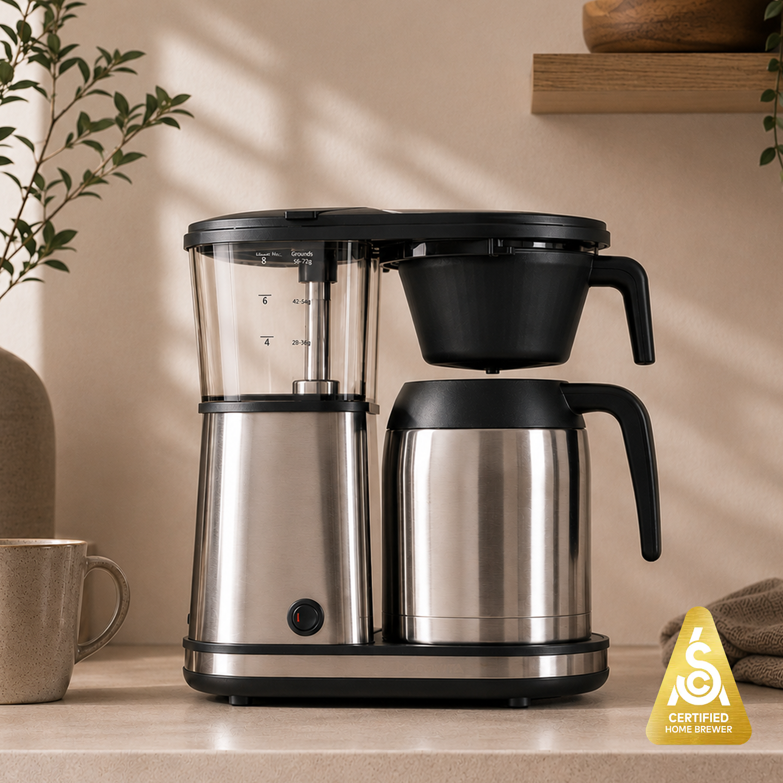 Connoisseur – Cafetera de Goteo 8 Tazas Premium | 8-Cup Drip Coffee Brewer