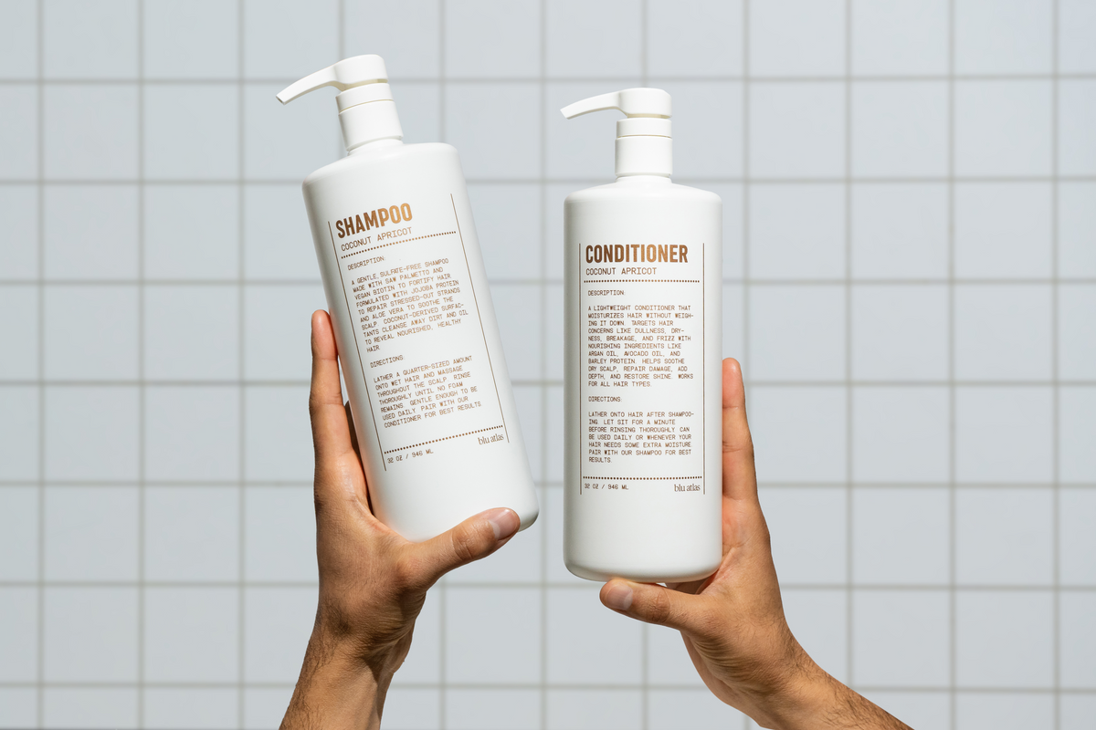 Shampoo Natural Blu Atlas — Biotina Vegana | Natural Shampoo