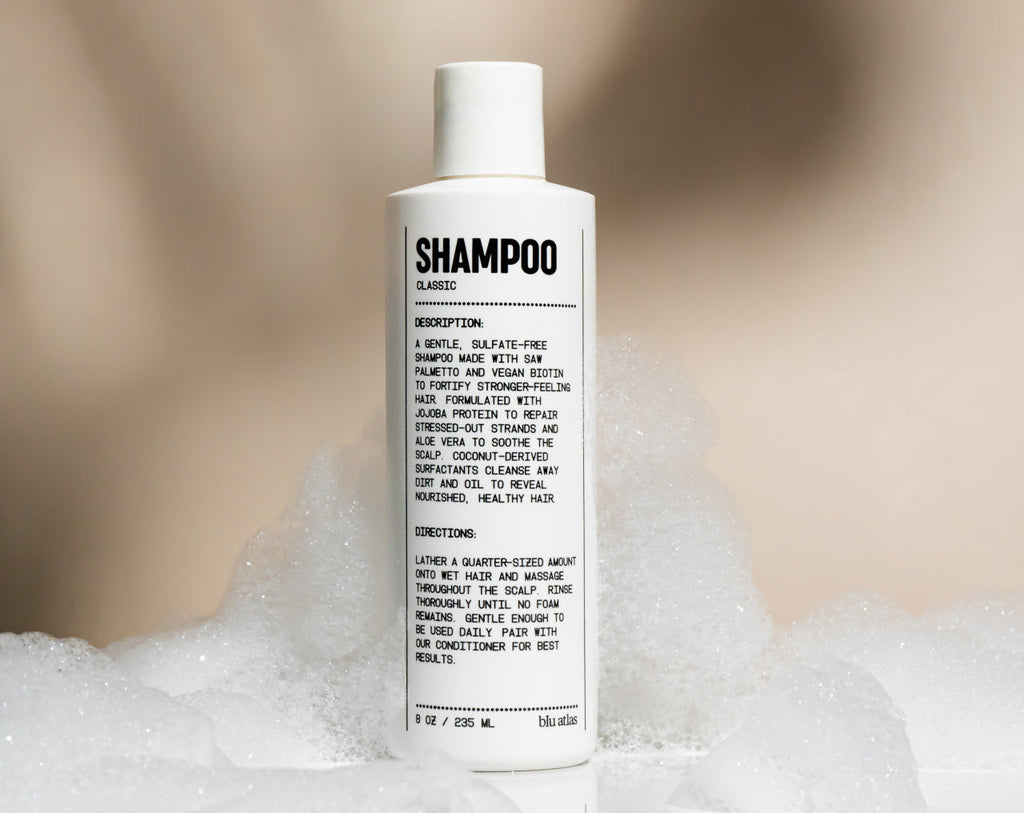 Shampoo Natural Blu Atlas — Biotina Vegana | Natural Shampoo