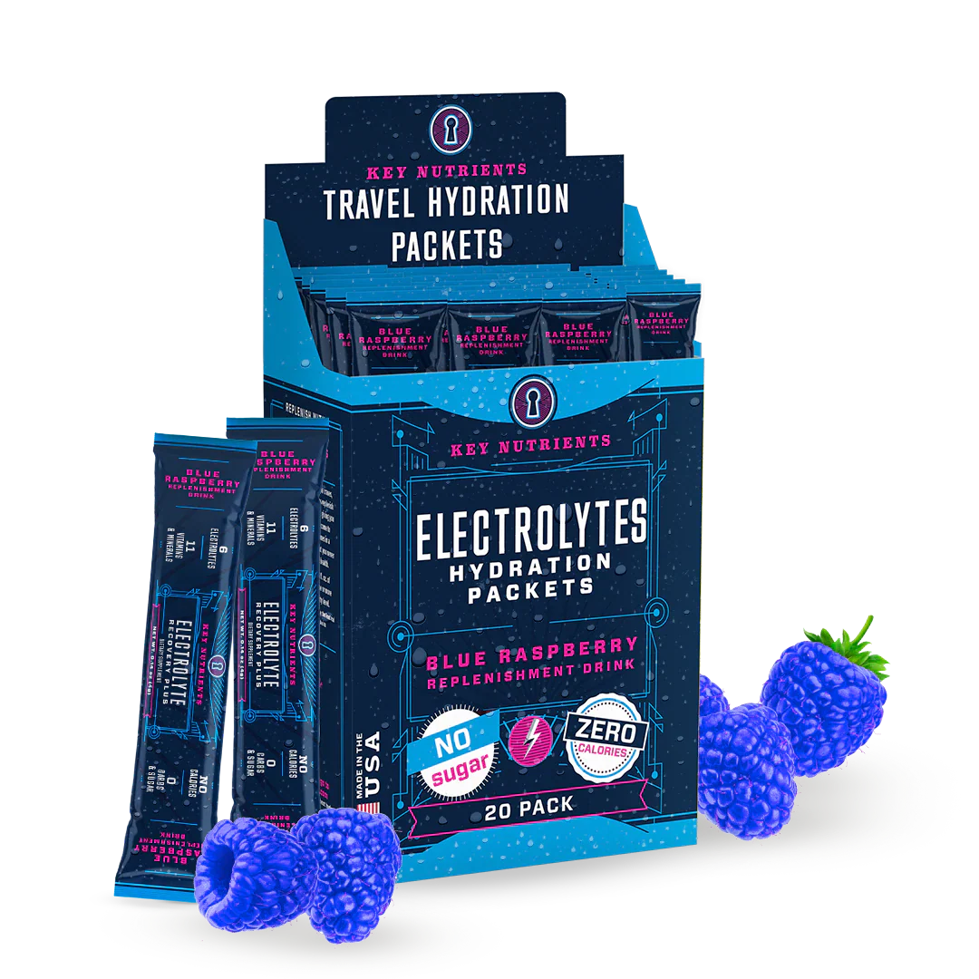 Polvo de Electrolitos Sin Azúcar Key Nutrients | Electrolyte Recovery Plus Powder Sugar-Free