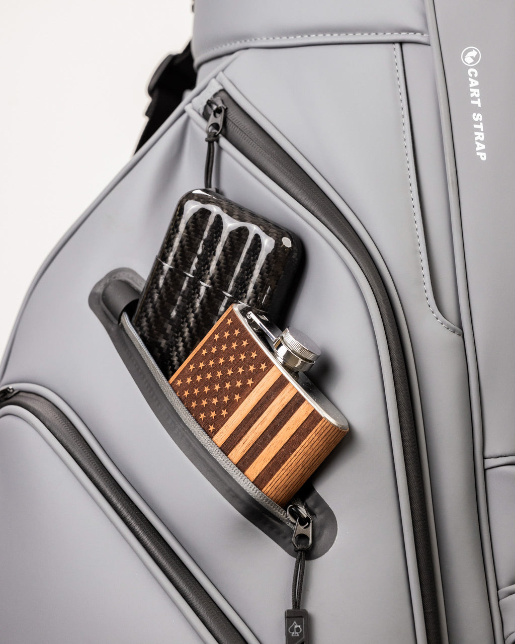 Player Preferred™ – Bolsa de Golf Cart Premium Flat Ash | Premium Golf Cart Bag