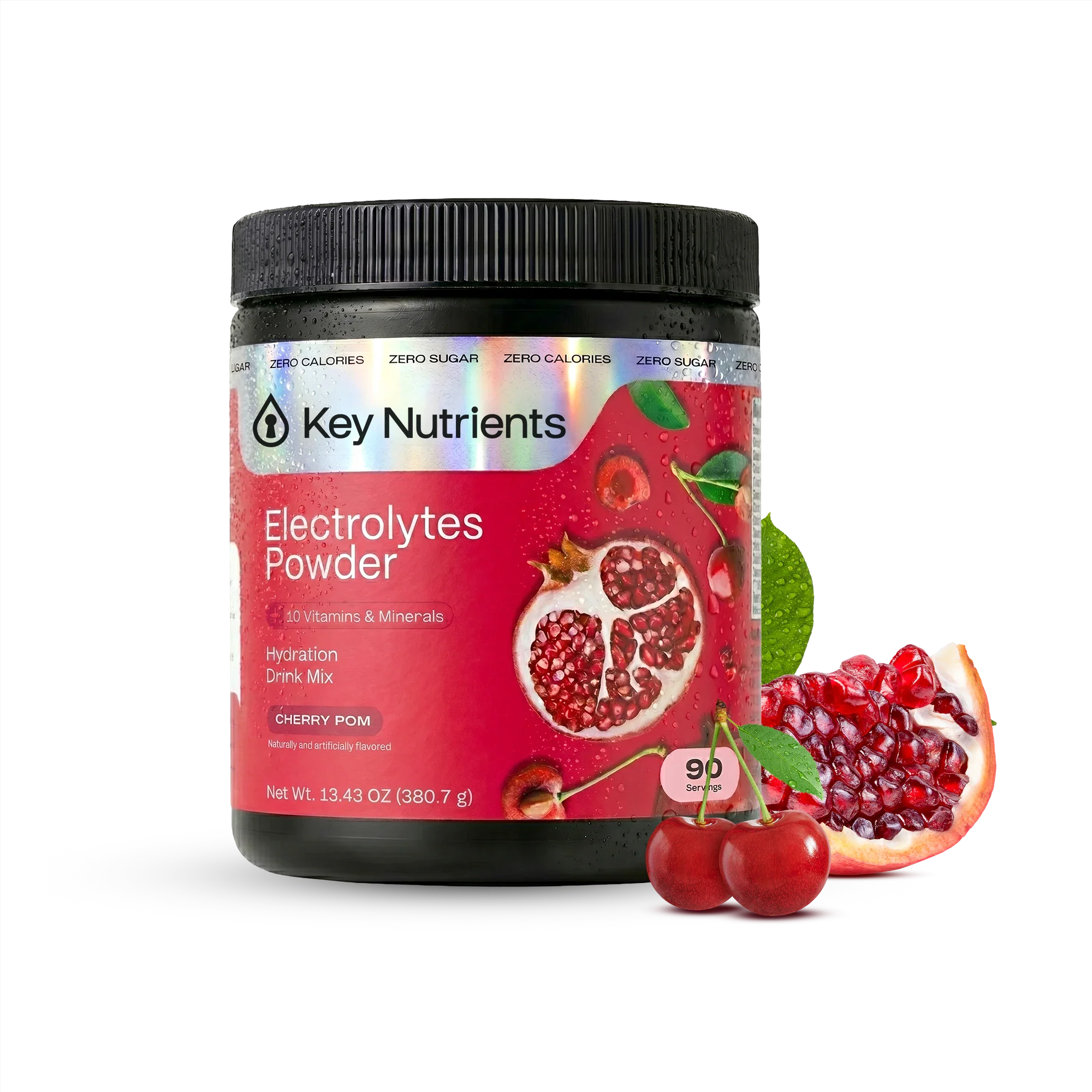 Polvo de Electrolitos Sin Azúcar Key Nutrients | Electrolyte Recovery Plus Powder Sugar-Free