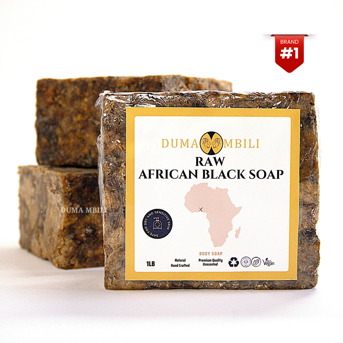 Jabón Negro Africano Artesanal de Ghana | Authentic African Black Soap