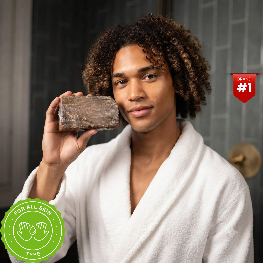 Jabón Negro Africano Artesanal de Ghana | Authentic African Black Soap