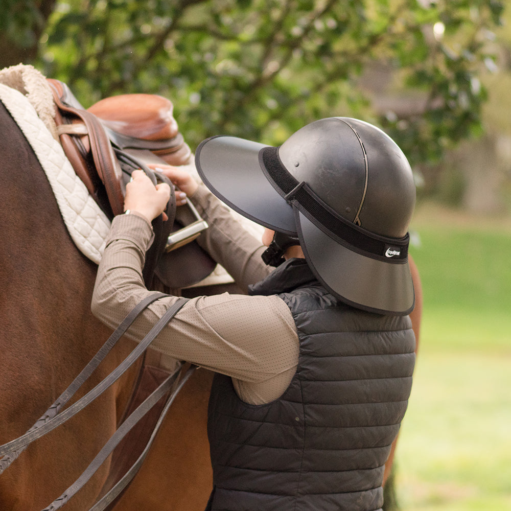 EquiVisor® Sport Complete — Visera + Protector de Cuello 360°