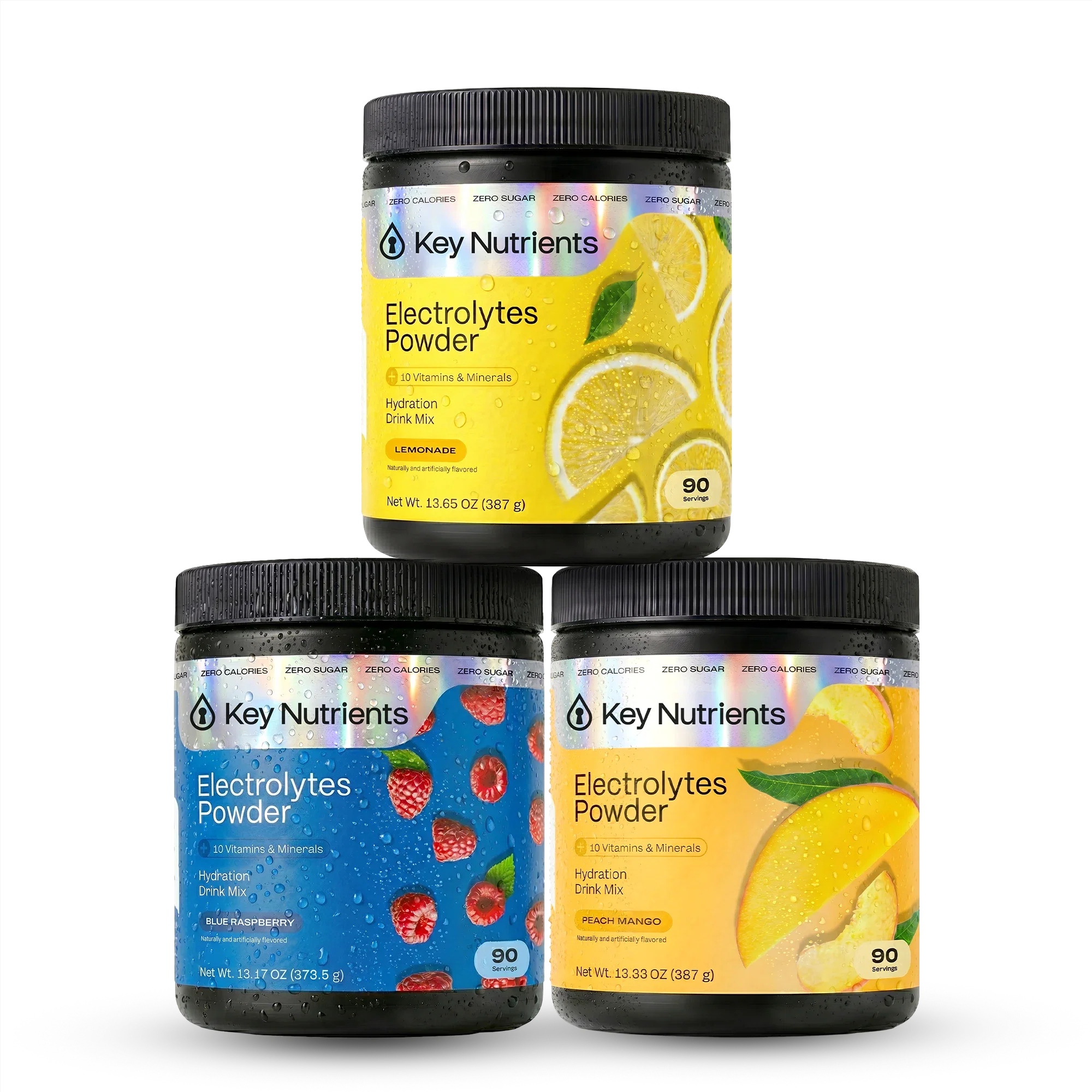 Polvo de Electrolitos Sin Azúcar Key Nutrients | Electrolyte Recovery Plus Powder Sugar-Free