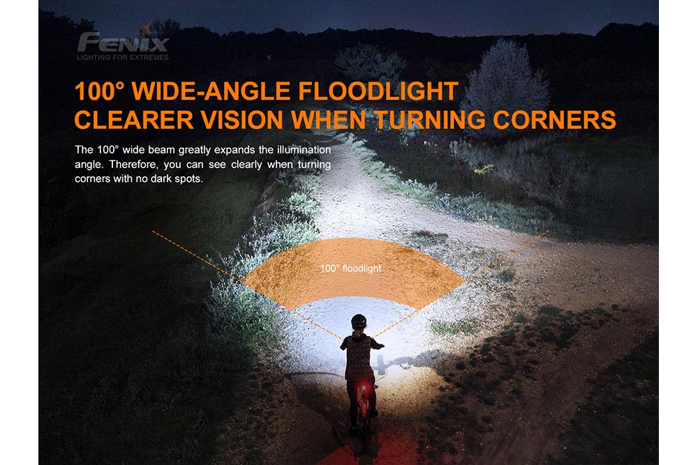 Fenix BC26R – Luz LED para Bicicleta Recargable | Rechargeable LED Bike Light