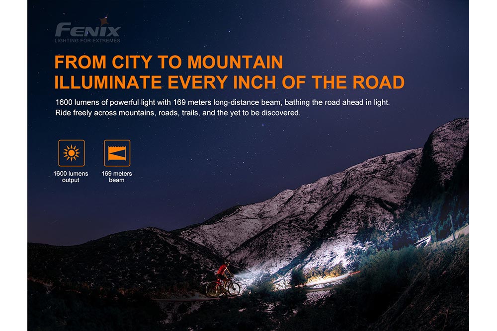 Fenix BC26R – Luz LED para Bicicleta Recargable | Rechargeable LED Bike Light
