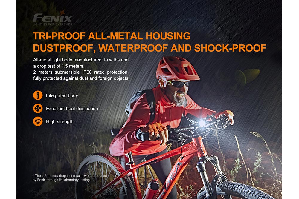 Fenix BC26R – Luz LED para Bicicleta Recargable | Rechargeable LED Bike Light