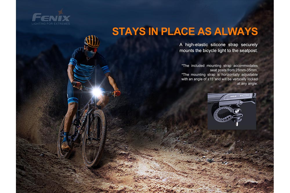Fenix BC26R – Luz LED para Bicicleta Recargable | Rechargeable LED Bike Light