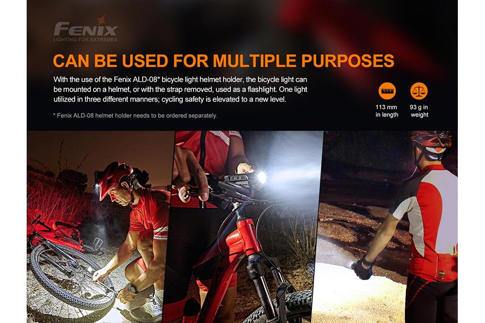 Fenix BC26R – Luz LED para Bicicleta Recargable | Rechargeable LED Bike Light