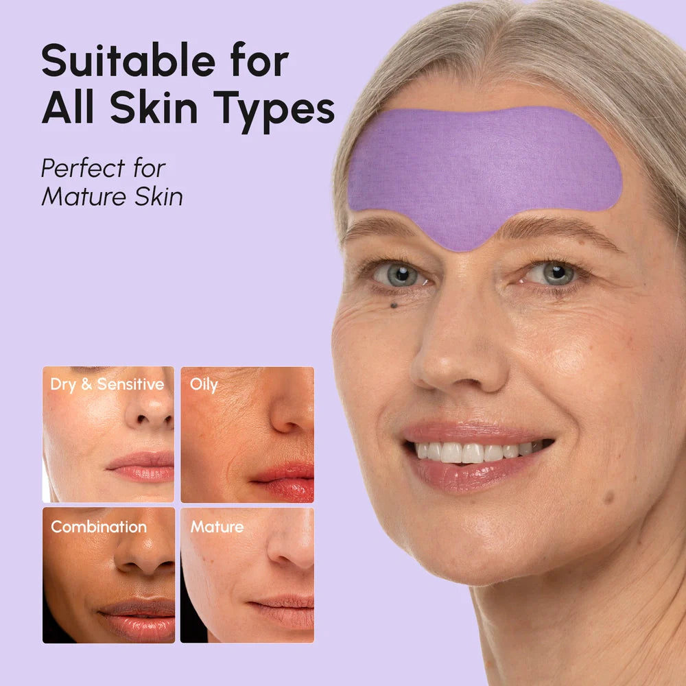 Parches Antirrugas para la Frente Marée — Hidrogel Antiedad | Anti-Wrinkle Forehead Patches