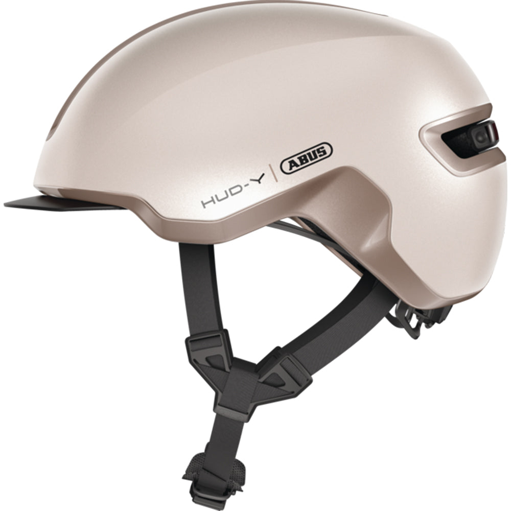 ABUS HUD-Y – Casco de Ciclismo Champagne Gold | Cycling Helmet Champagne Gold