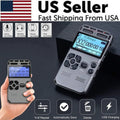 Grabadora de Voz Digital 64GB — LCD, Recargable, Reproductor MP3