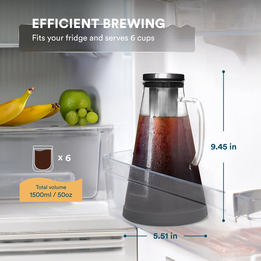 Cafetera Cold Brew Maker — Café Frío en Casa (1.0L / 1.5L) | Ovalware