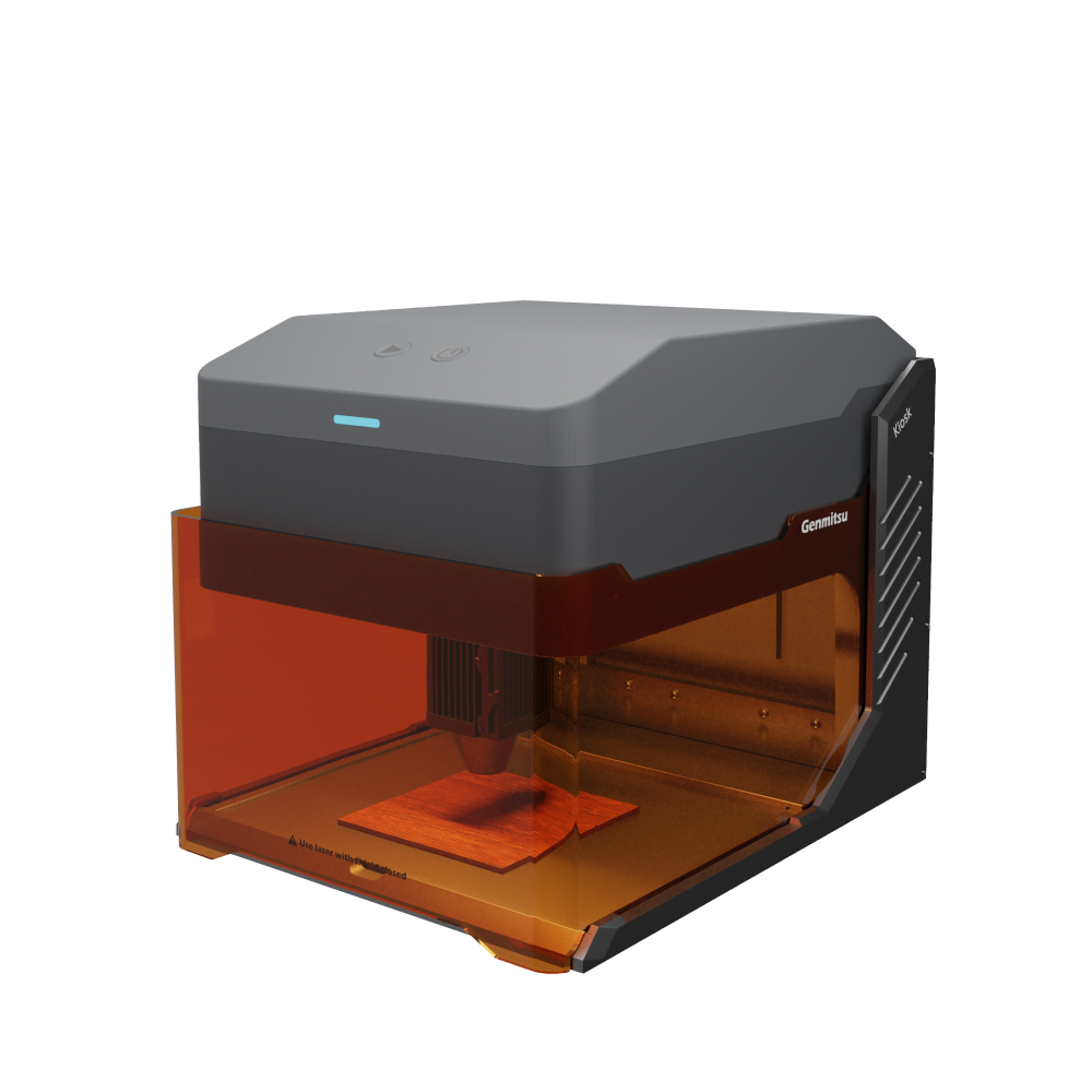 Kiosk | Grabadora Láser Compacta 2.5W / 5W / 10W con Cubierta Acrílica