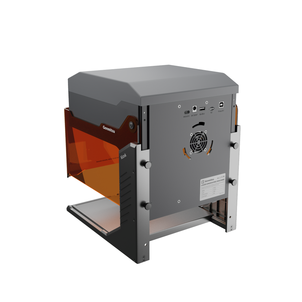 Kiosk | Grabadora Láser Compacta 2.5W / 5W / 10W con Cubierta Acrílica