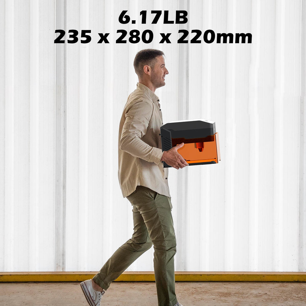 Kiosk | Grabadora Láser Compacta 2.5W / 5W / 10W con Cubierta Acrílica