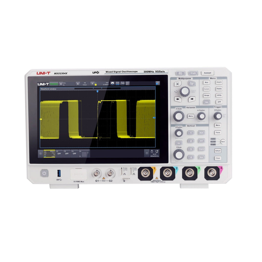 MSO2304X | Osciloscopio de Señal Mixta 300 MHz 4 Canales