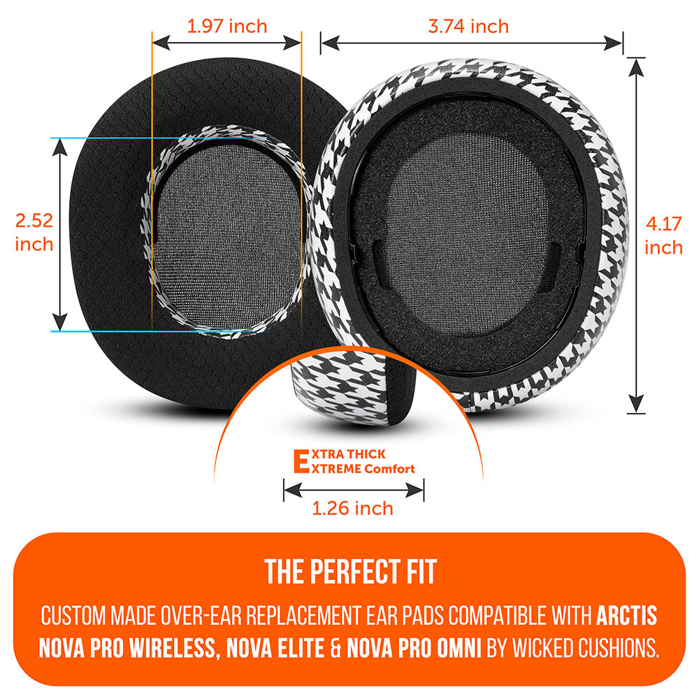 Almohadillas de Repuesto con Gel Refrescante WC FreeZe para Arctis Nova Pro Wireless | Wicked Cushions