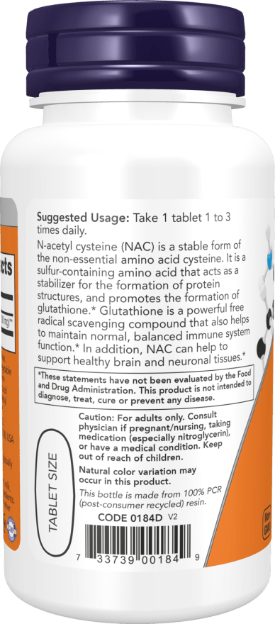 NAC 1000mg — Apoyo Inmunológico (120 Tabletas) | NAC 1000mg Supplement
