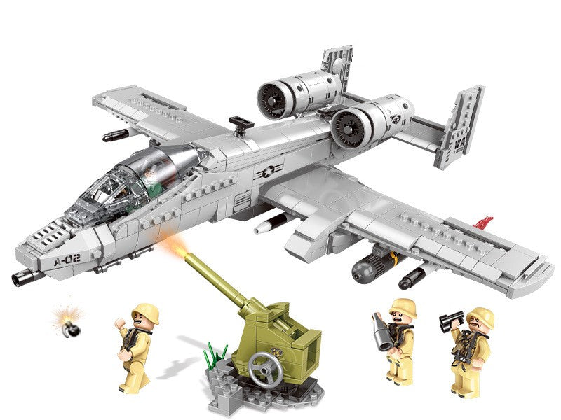 A-10 Warthog Mil-Blox | Kit de Construcción Militar
